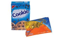 snack bags, wrappers and cookie bags