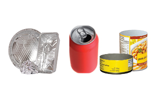 aluminum foil/trays, metal food and beverage cans
