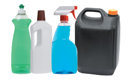Household cleaners, bleach, pool chemicals
