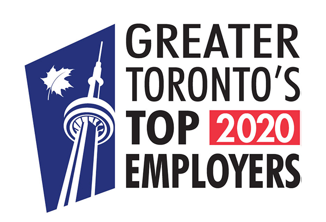 The Greater Toronto's Top Employers logo.